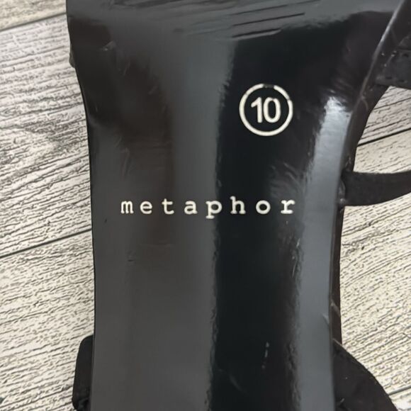 Metaphor Black Heels Size 10 - Picture 8 of 9